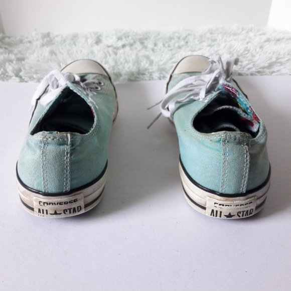 Converse double tongue floral-inside sneakers - Picture 7 of 8